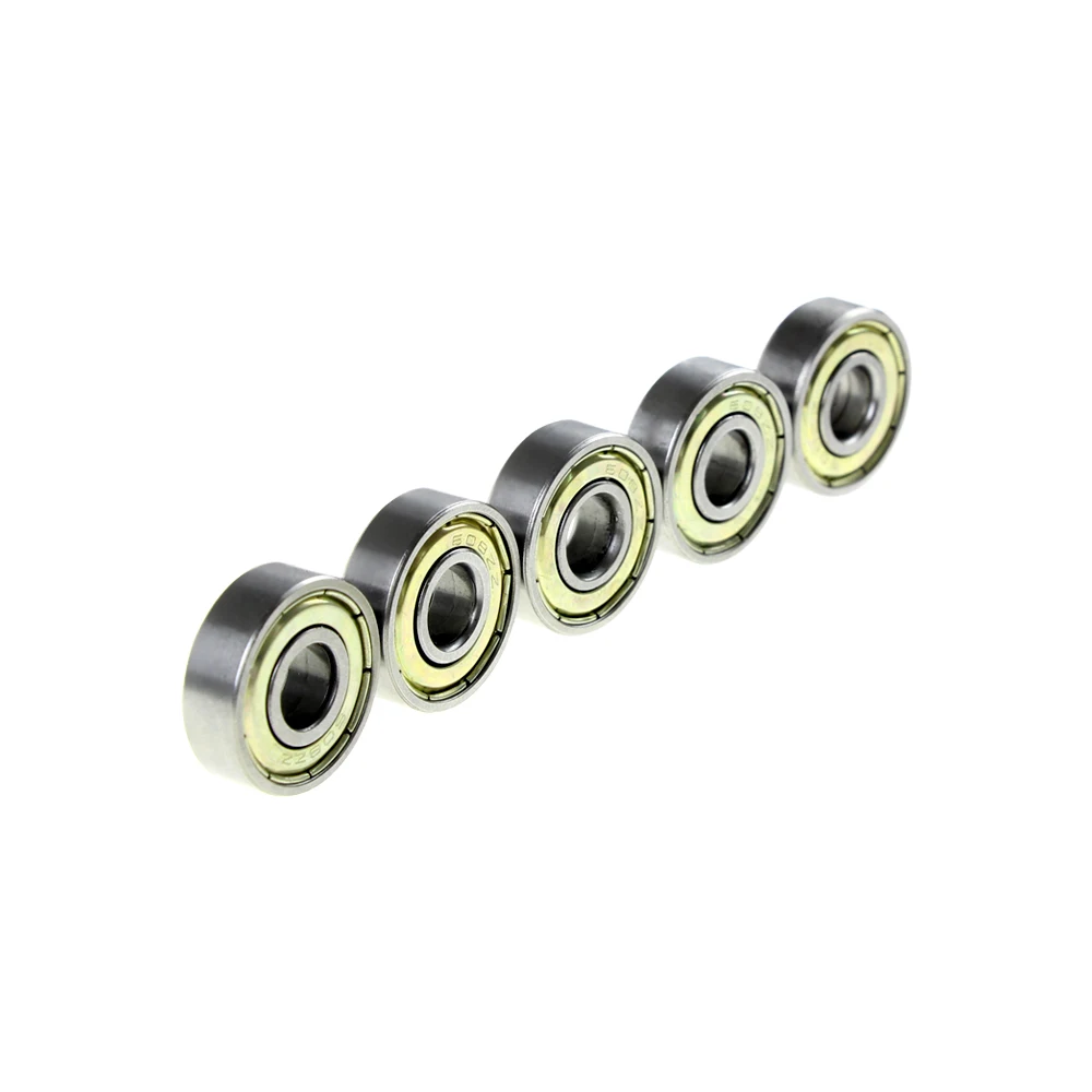 10pcs/lot  Swing car Scooter wheel vigor board Roller Skates parts ABEC-5 Deep Groove Ball Bearing 8*22*7mm 608ZZ/2z