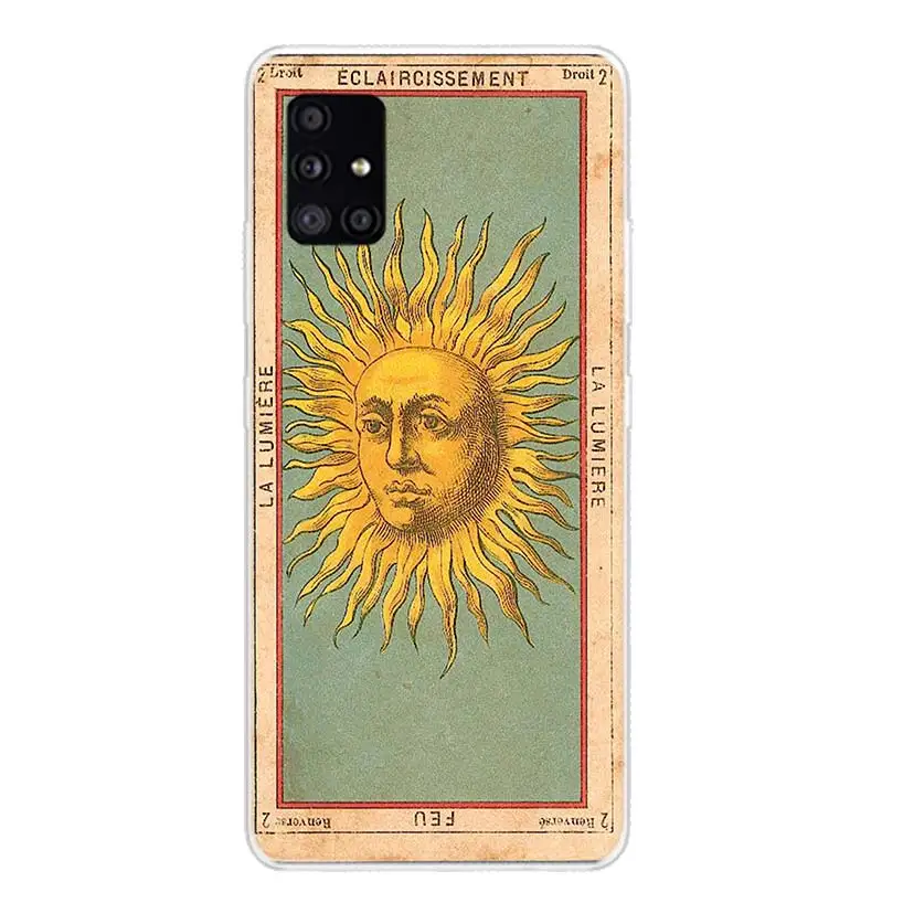 Tarot Cards Reading Art For Samsung Galaxy A51 A50 A71 A70 Phone Case A40 A41 A30 A31 A20E A21S A10 A11 A01 5G A6 A8 + A7 A9 Plu