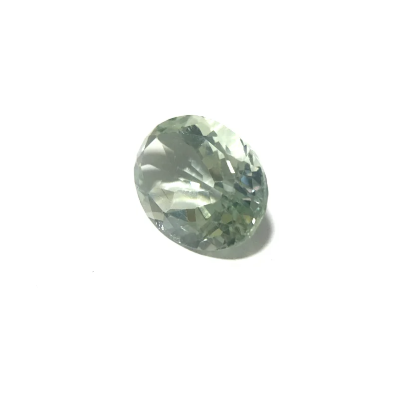 FFGems Natural Green Amethyst Loose Gemstone Fine Jewelry Diy Silver or Gold Mounting for Women Engagement Wedding Gift