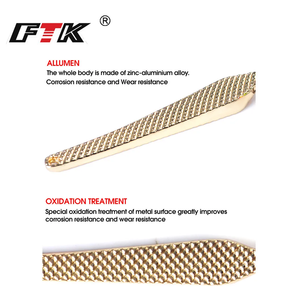 FTK Vertical Jig 55mm – Señuelo hielo 6g para perca y lucio - imagen 5