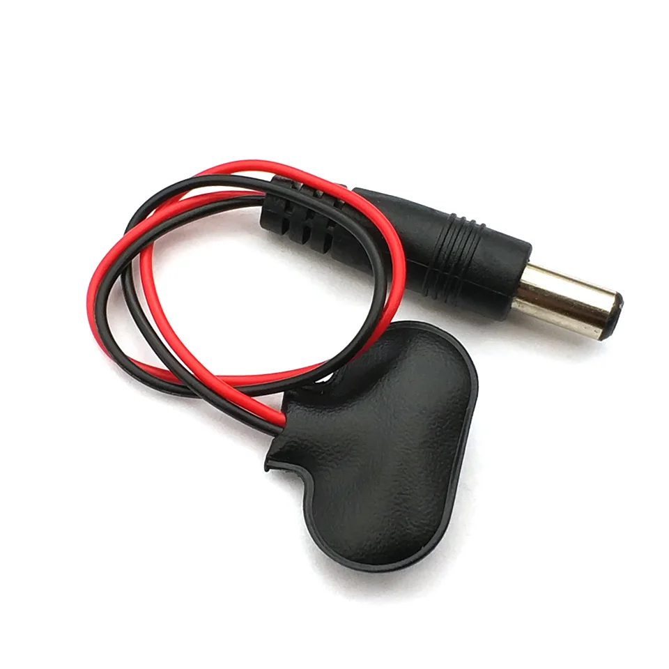 5Pcs DC 5.5*2.1มม.9V แบตเตอรี่9V แบตเตอรี่สายไฟปลั๊กสำหรับ Uno