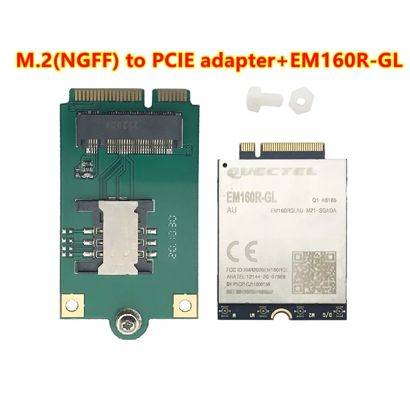 Adattatore PCI-E A M.2 Per Modem 5G/4G/3G LTE Con Slot SIM – SODIAL T1C87150