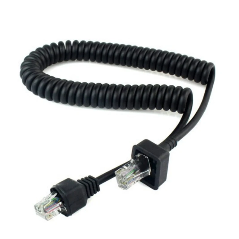 Speaker Mic Cable for Kenwood TK-868G, TK-768G, TK-862G, TK-762G, TK-7100, TK-8100, TM-261A, TM-271A, TM-461A, Two Way Radio