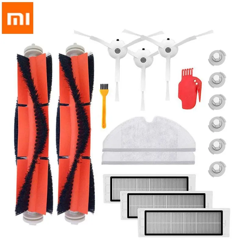 Piezas de repuesto para Robot aspirador, cepillo principal con filtro Hepa para Xiaomi Mi S50, S51, Roborock 2, accesorios para aspiradora