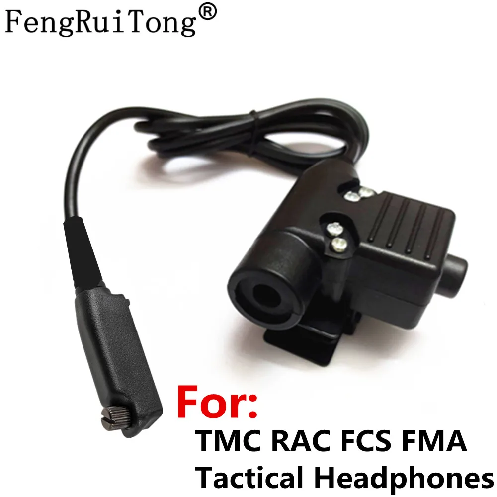 

Tactical U94 PTT Headset Accessory PTT For TMC RAC FCS FMA TEA Headphones for Sepura Stp8000 Stp8030 Stp8035 stp8038 Radio