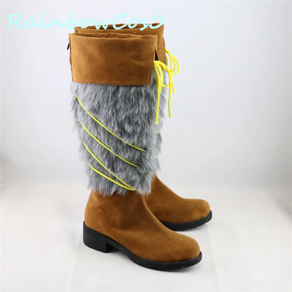 RainbowCos0-zapatos de Cosplay VINLAND SAGA Thorfinn, botas de juego, Anime, Halloween