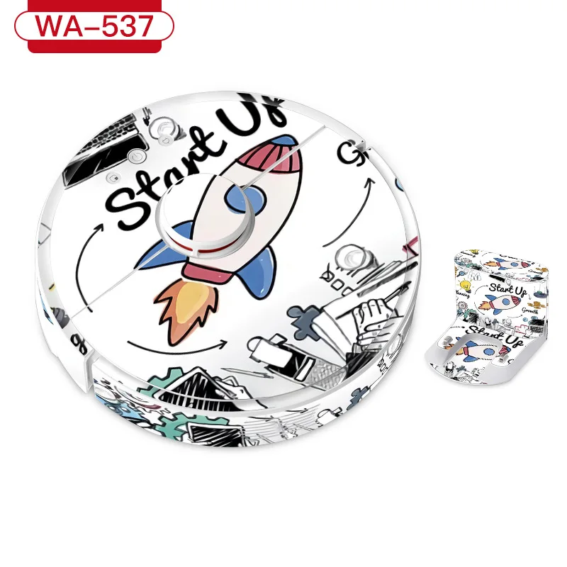 Hot Sale Cute Cartoon Sticker for Xiaomi Robot Vacuum 2nd Cleaner Roborock S50 S51 Protective Dustproof Film Paper Cleaner Parts