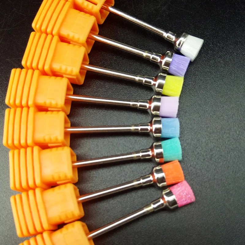 1Pc Random Color Nail Drill Dust Cleaning Brush 2.35mm Shank for Electric Manicure Machine Pedicure Accessory