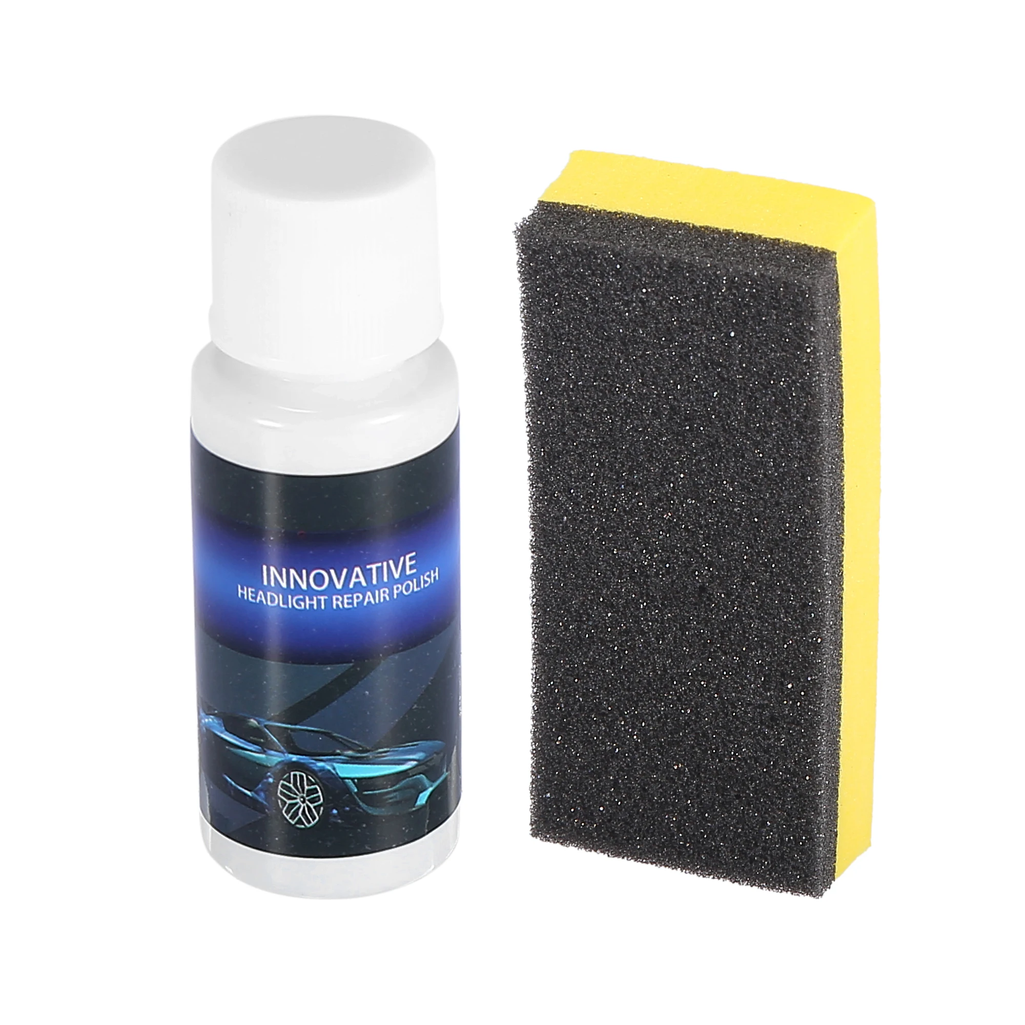 

X Autohaux 20ml Car Headlight Repair Fluid Set with Sponge Scratch Remove Repair Polishing Car Light Repair Agent