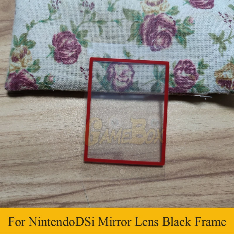 สีสันโปร่งใสพื้นผิวกระจกพลาสติกเลนส์ป้องกันสำหรับ NintendDSi สีดำสีขาวสีแดงสีฟ้ากรอบ