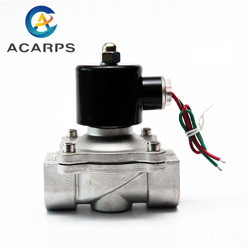 

DN25 Normally Closed 304 Stainless Steel Electric Solenoid Valve 220V 12V 24V 110V Solenoid Valve