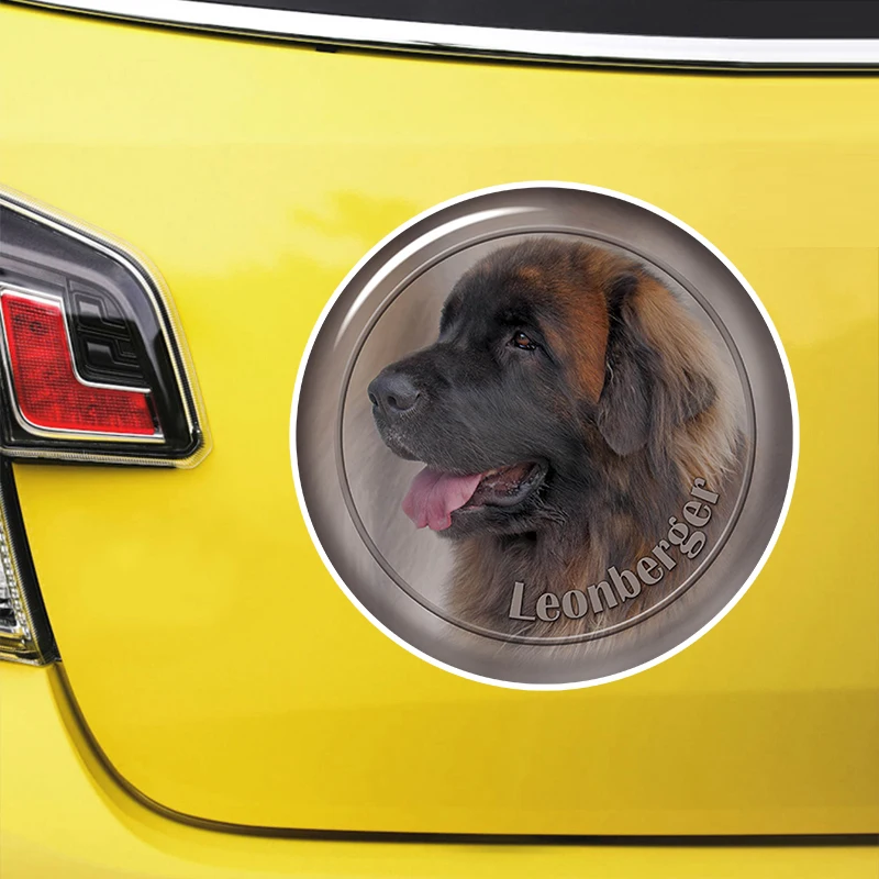 Leonberger Dog V1 Self-adhesive Decal Car Sticker Waterproof Auto Decors on Bumper Rear Window Laptop Choose Size #S60923