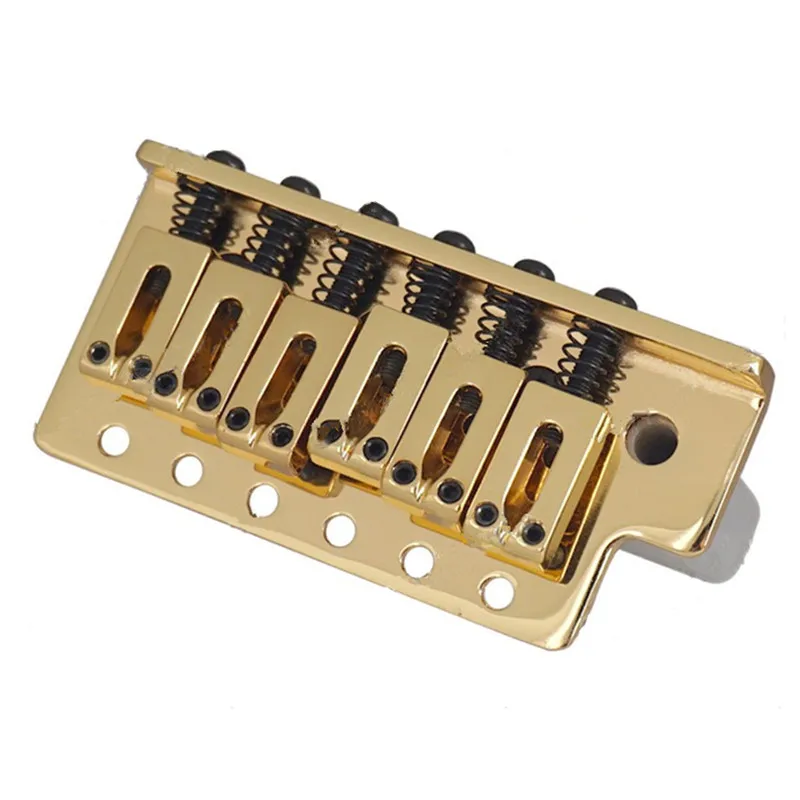 EIN Satz Linkshänder E-Gitarre Brücke Sattel Einzelne Tremolo Brücke System Verdickte Basis Gitarre Zubehör Teile – Detail 3