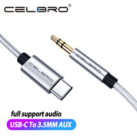 Upgrade Usb Type C To 3.5mm Aux Audio Cable Adapter Jack 3.5 Usbc Male Connector Typec Headphones Cabel For Samsung Xiaomi