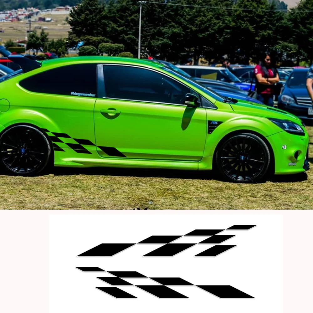 Car Both Side Stickers DIY Racing Sport Styling Vinyl Decals Graphics Decor Decal For Audi Hyundai Jeep Nissan Subaru Ford Mini