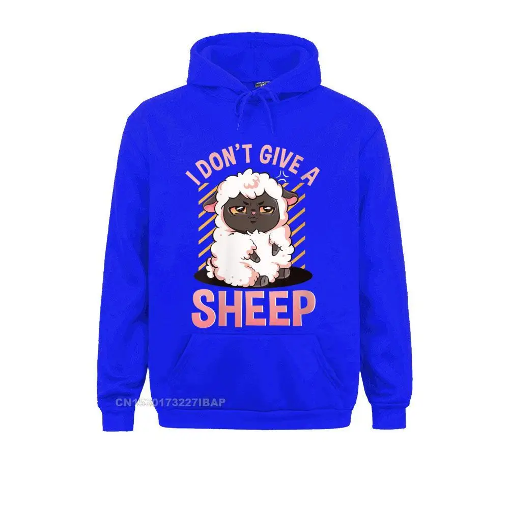 Womens I Don't Give A Sheep Funny Farm Animal Novelty Hoodie Men's New Design Camisa Hoodies Sweatshirts Gothic Sportswears