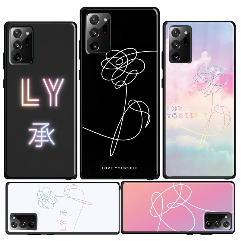 Love Yourself Case For Samsung Galaxy S22 Ultra S21 S20 FE S8 S9 S10 Note 10 Plus Note 20 Ultra Cover