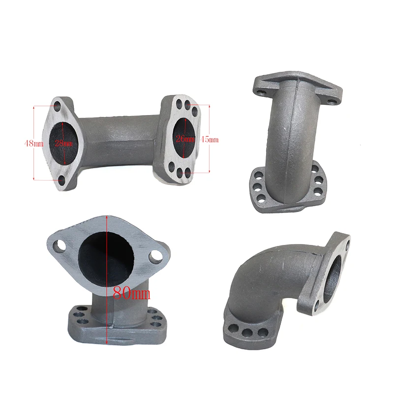 Monkey Bike dirt bike engine Intake pipe Manifold connect inlet Pipe for Lifan Yinxiang Zongshen horizontal engine 125cc 140cc