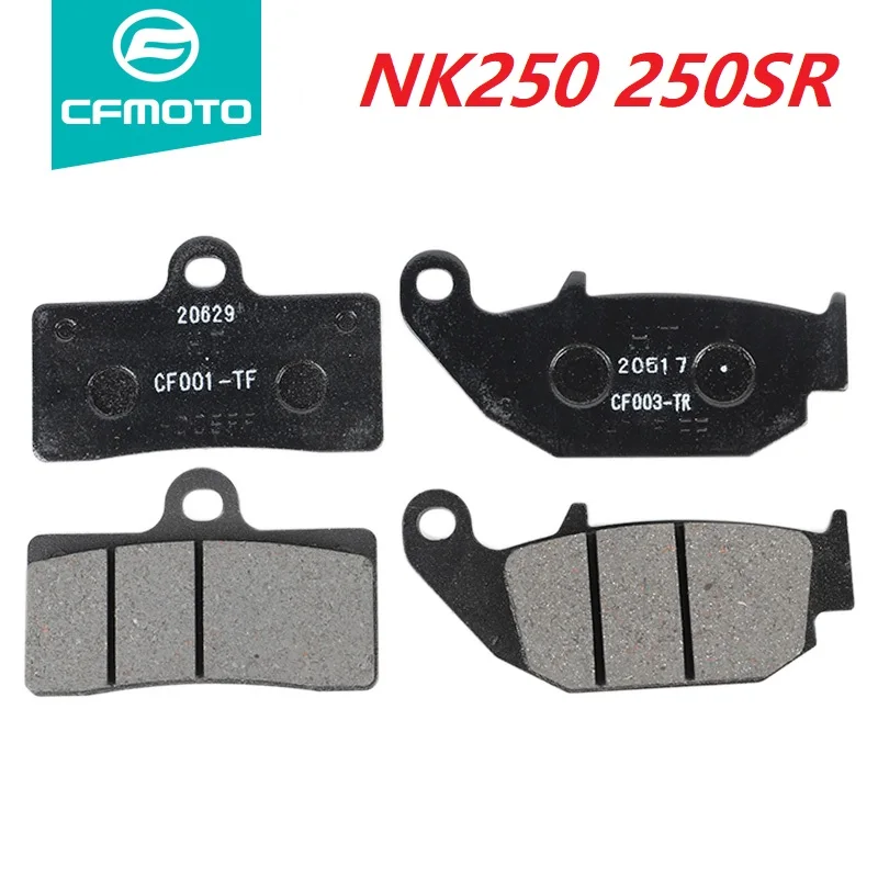 250cc Motorcycle Brake Pads Set for cfmoto NK250 250NK 250SR cf moto Motorbike front rear Brake pad System Accessories