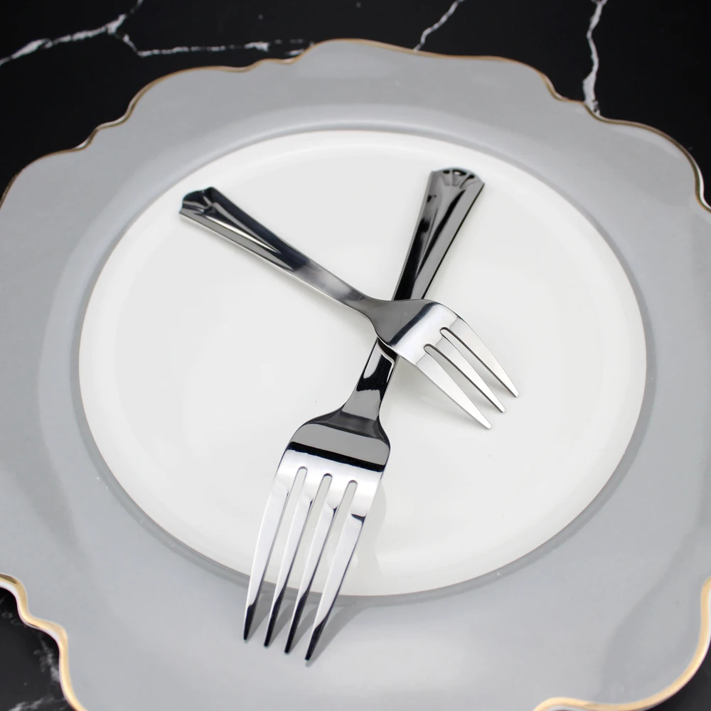 LUCF classic solemn Stainless Steel Cutlery excellent Polish work Elegant Western Dinnerware for Restaurant In Stock Recommend