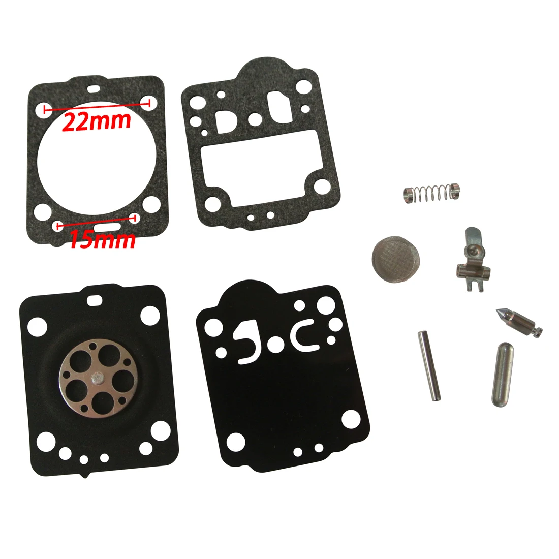 Kit guarnizione carburatore Diaphram misura ZAMA RB-149 RB149 per Husqvarna 236 435 435E