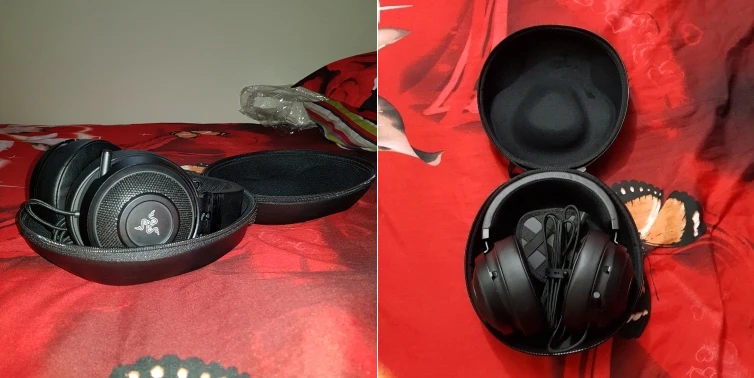 صندوق حمل V-MOTA وحقيبة السفر متوافق مع سماعة Razer BlackShark PRO V2، Kraken 7.1 Chroma، Chimaera 5.1، Opus Headphone