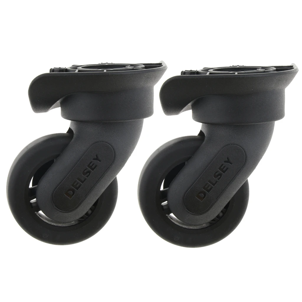 1 Pair Luggage Wheels Replacement Universal Trolley Fixed Casters - Flexible and High Quality ( A84 )