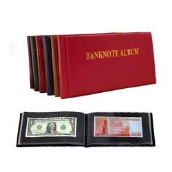 OEM 20 pages, can store 40 open banknote albums, Paper money currency stock collection protection album