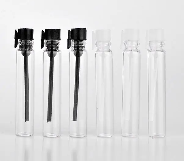 

Factory Price 1000pcs/lot 1ML 2ML Mini Glass Perfume Vials , Sample Perfume Bottles For Essential Oils Parfume