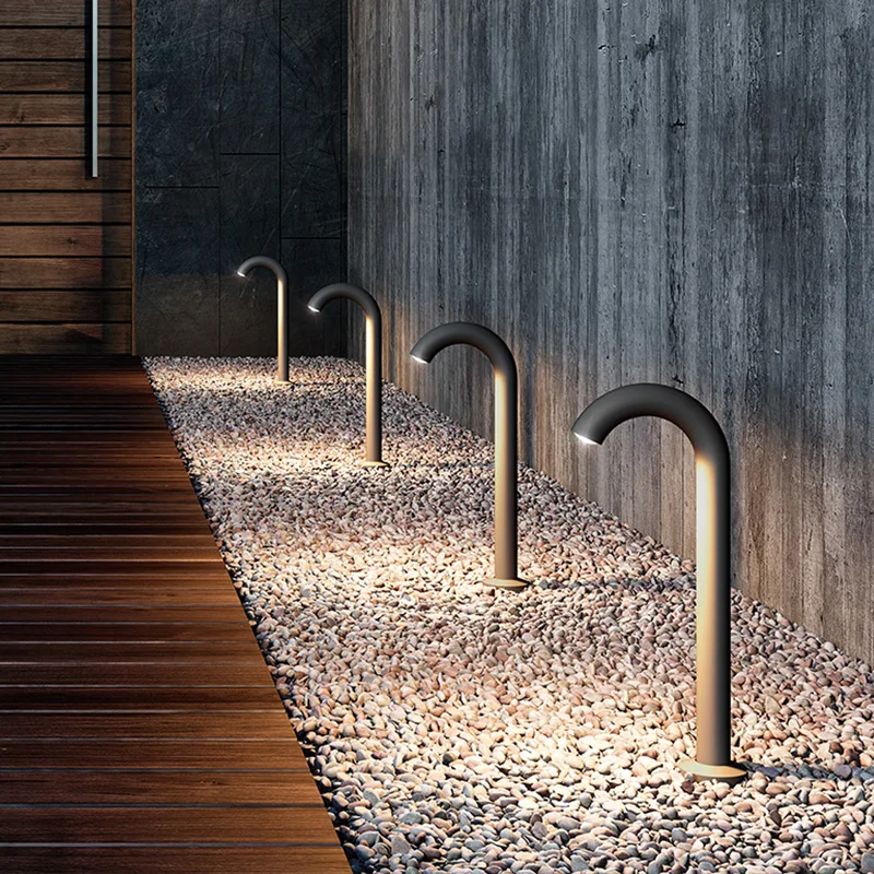 Lámpara LED de 5W para Jardín, Césped Simple, Moderno, Aluminio, Exterior, Impermeable, Pasillo, Patio, Villa, Paisaje, Pilar, Césped