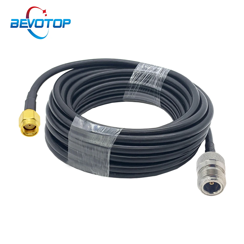 N Type Female Jack Naar Rp Sma Male Pigtail LMR195 Rf Verlengkabel Voor 4G Lte Draadloze Router Gateway cellulaire ADS-B Radio