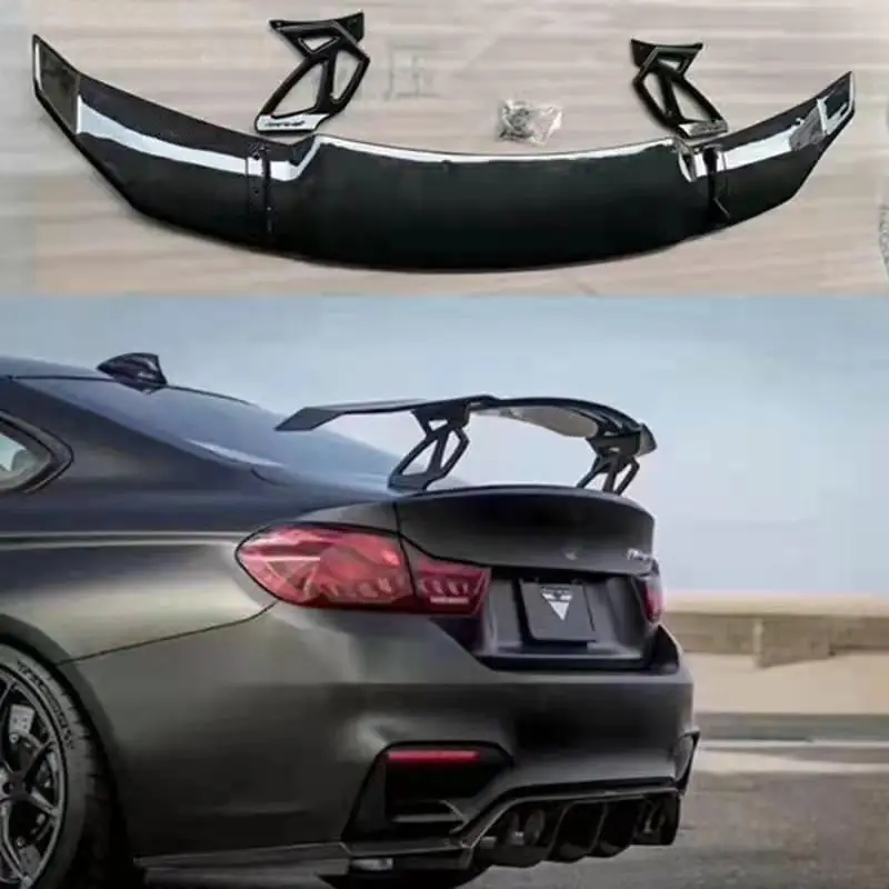 

Universal racing spoiler for BMW, GT ABS carbon fiber rear spoiler, for ford fusion f30 e90