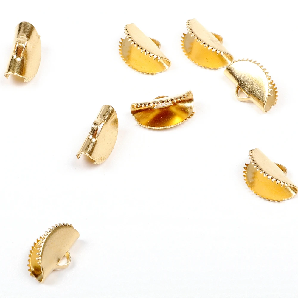 

Латунные обжимные скобы для ленты, фурнитура для изготовления ювелирных изделий своими руками, серьги, ожерелье, браслет, 13 мм x 8,5 мм-RB1030