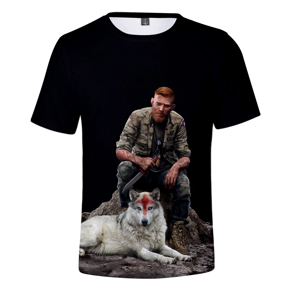 2021 New Far Cry 5 T Shirts Game High Quality Men Women Cool Far Cry 5 T Shirts 3D Print Summer Breathable Oversized Tops