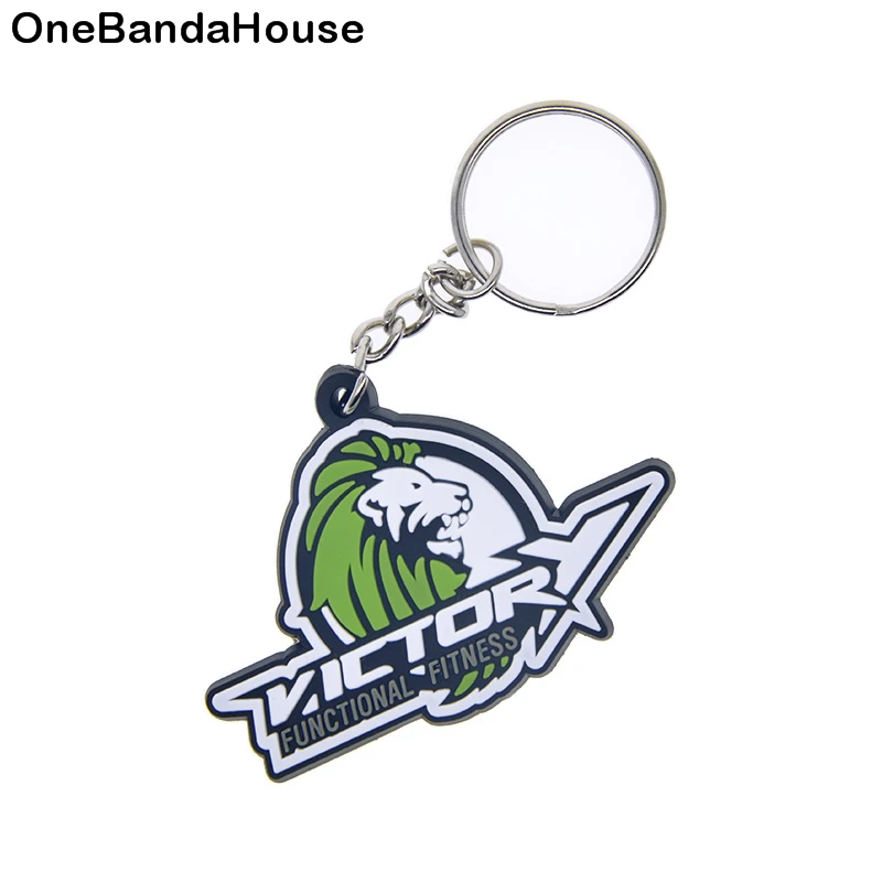 Custom Logo 3D Soft PVC Keychain for Promotional Gift