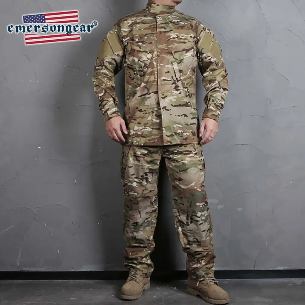 Emersongear Combat R6 Uniform, Shirt Pants Suit, Field Bdu Assault Uniform, EM6930