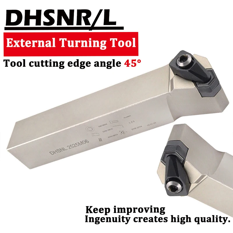 

1PCS DHSNR DHSNL 2020K06 2525M06 Lathe Cutter External Turning Tool Holder Lathe Tool Holder DHSNR2020K06 CNC Lathe Tools