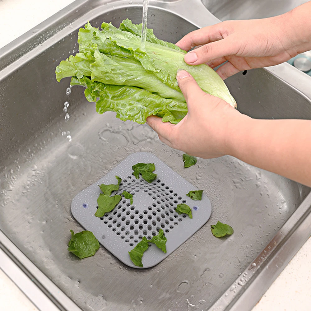 Kitchen Sink Stopper Plug Shower Drain Hair Catcher Strainer Bathtub Sewer Outfall Filter Bathroom Floor Water Deodorant Drainer