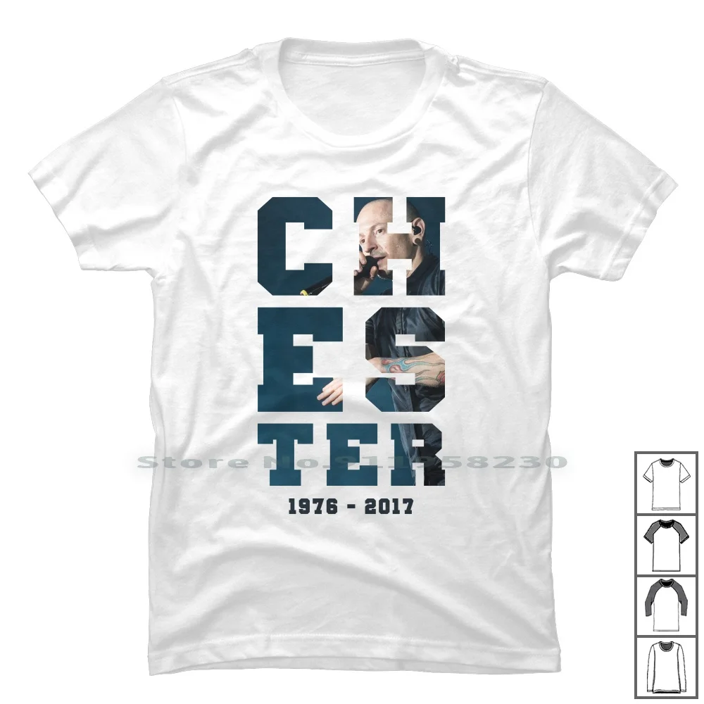 Rip Chester Bennington T Shirt 100% Cotton Rest In Peace Never Forget Forget Peace Ester Chest Park Enni Ace Ark Die Che