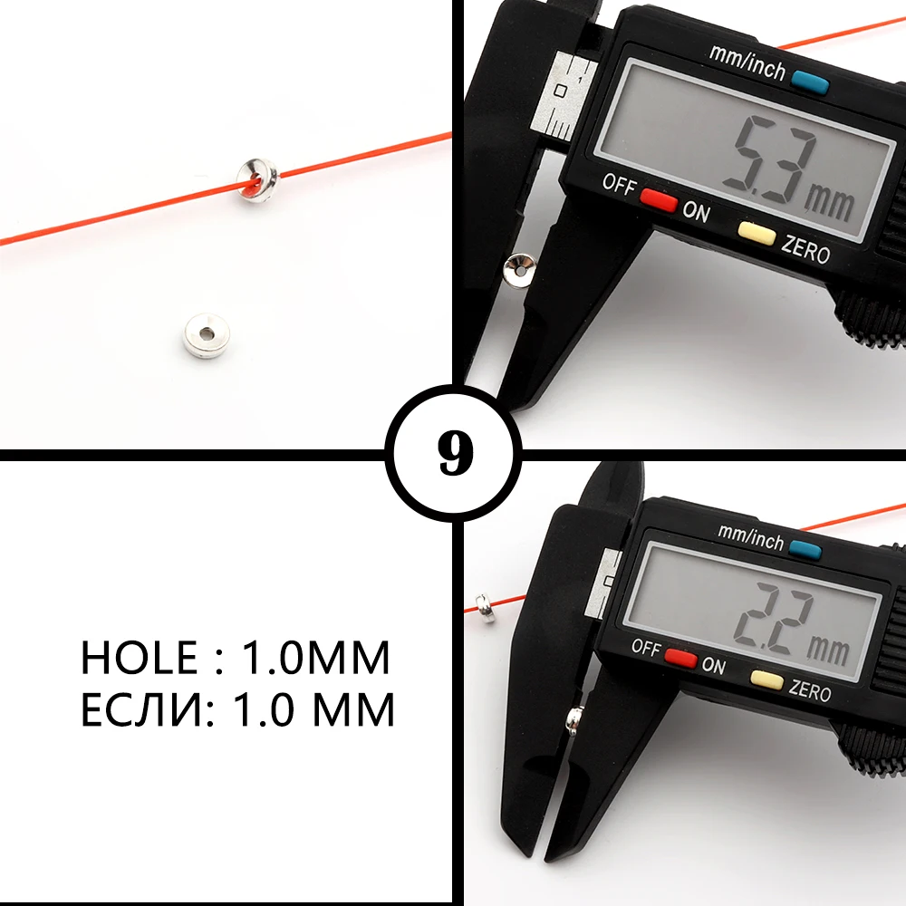 50 Stück, 32 verschiedene Arten, gemischte Metall-Abstandshalter-Perlen mit unterschiedlichen Lochgrößen für die Herstellung von Schmuck, Armbändern, Halsketten und Ohrringen – Großhandel. – Detail 18