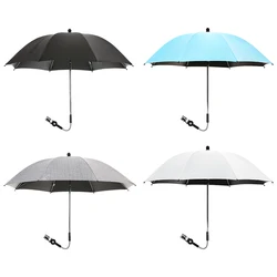 Adjustable Detachable Baby Stroller Umbrella Infant Pram Pushchair Sun Protection Large Parasol Rain Protecter Canopy