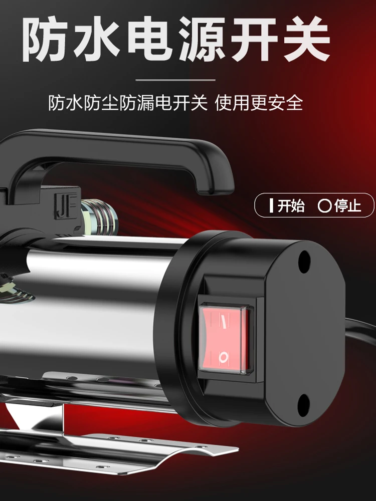 Bomba de óleo dc 12v/v 500w, transmissão automática elétrica, alta velocidade, transferência de combustível diesel, óleo, bomba de sucção