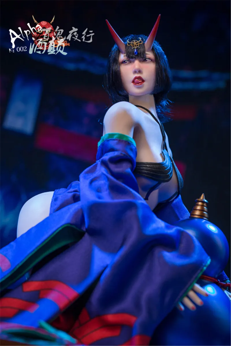 Sexy Shutendouji-Actionfigur im Maßstab 1:6 – ALPHA K002 Night of Hundred Ghosts 12' Sammlersoldatenkörper für Fans