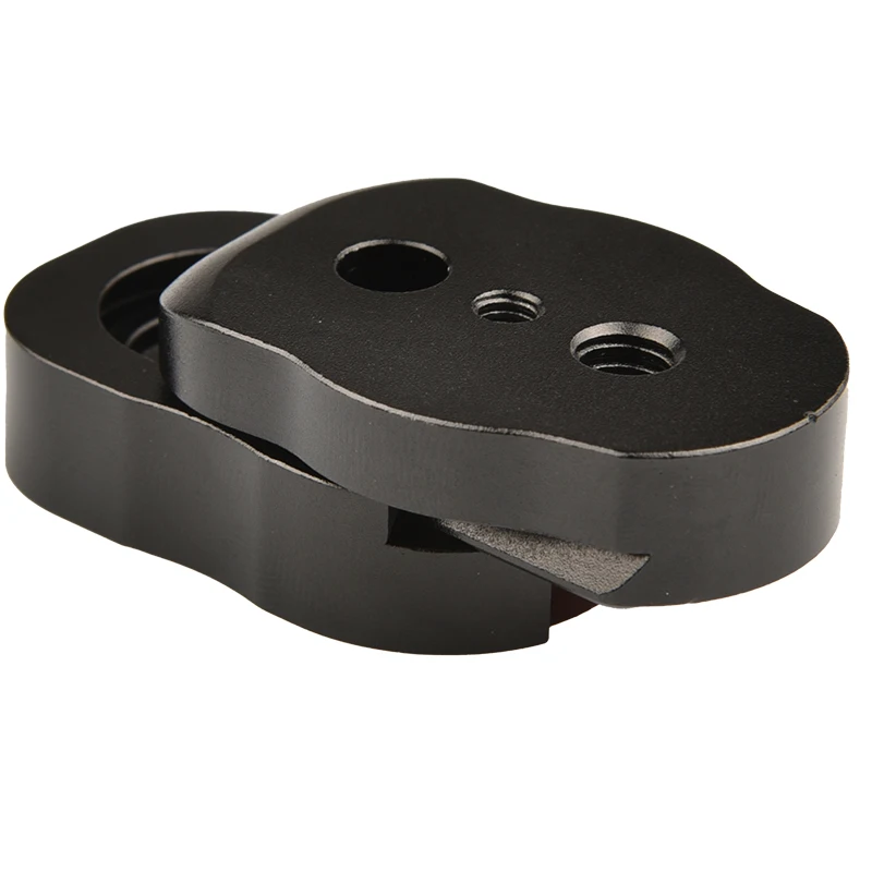 อลูมิเนียม Mini Field Monitor Quick Release Plate 1/4 "สกรูสำหรับจอ LCD Magic Arm ไฟ LED แฟลชกล้องกล้องวิดีโอ Rig