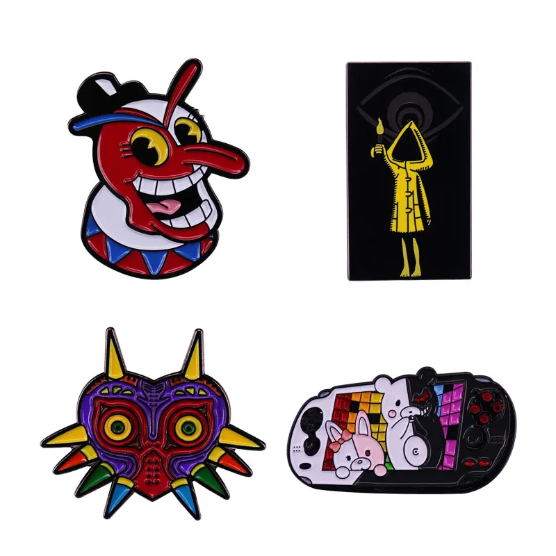 Adventure Game Metal Cartoon Badges Cute Children Fashion Boutique Gift Enamel Pins Backpack Hat Bag Decorate Brooch