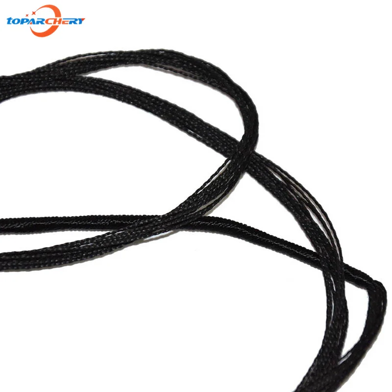 2ชิ้น bowstring 1ชิ้นขี้ผึ้ง12เส้นสีดำเปลี่ยนได้สำหรับการยิงธนูการยิงธนูแบบโค้งยาวพอดี43.7 ''-70 'โบว์111-178ซม.