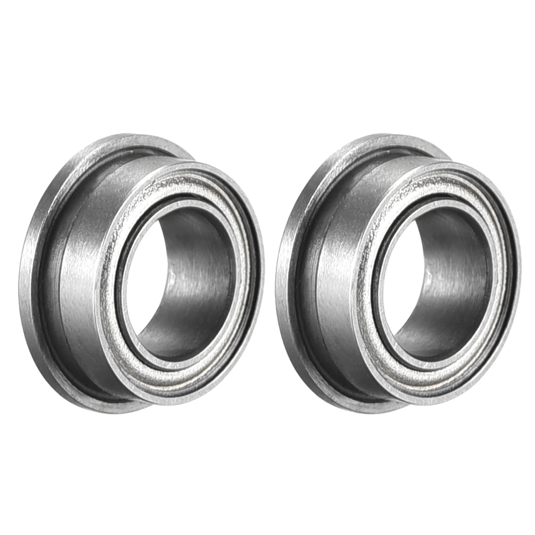 

uxcell 2pcs FR156ZZ Flange Ball Bearing 3/16" x 5/16" x 1/8" Double Metal Shielded (GCr15) Chrome Steel Bearings for Home