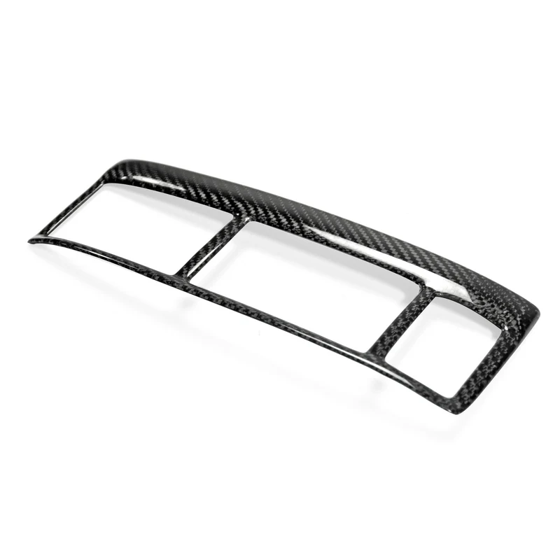 Car-styling Carbon Fiber Air Con Surround Stick On Type RHD Glossy Finish Interior Air Vent Duct Trim For Nissan Skyline R34 GTR