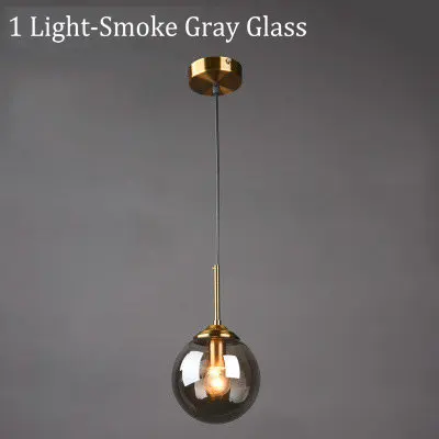 XIUAN Bernstein LED Pendant Lamp Smoky Gray 5