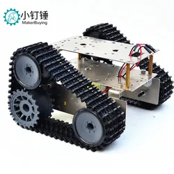 Stainless steel double-deck off-road SUV super-economic tank chassis intelligent car crawler robot for arduino